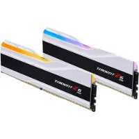 G.Skill Trident Z5 RGB - DDR5 - Kit - 32Go : 2 x 16Go - DIMM 288-PIN - 6000 MHz / PC5-48000 - CL36 - on-die ECC - Blanc mat (F5-6000J3636F16GX2-TZ5RW)