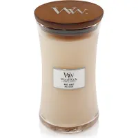 Woodwick White Honey bougie parfumée avec mèche en bois 609.5 g