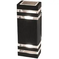 Nowodvorski Lighting Applique murale extérieure carrée anthracite 2 flammes aluminium E27 max. 40W Applique murale d'extérieur mur éclairage extérieur entrée de maison éclairage entrée lampe murale jardin