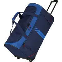 Travelite Basics Active Wheeled Duffle Bag Bleu