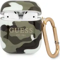 GUESS Gua2Ucama Airpods 1/2 Coverzielony/Khaki Camo Collection
