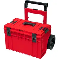 Qbrick Coffre à outils mobile - - ONE Cart 2.0 - Rouge - 52 l - IP66