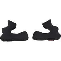 Troy Lee Designs D4 Poly Cheek Pads Noir S