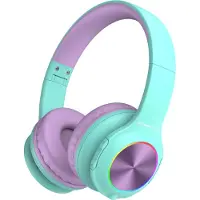 PowerLocus Casque sans fil Pled pour enfants (bleu/violet)
