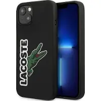 Lacoste LCHC13SSHK iPhone 13 mini 5,4" czarny/black hardcase Silicone Head Crocodile (Apple iPhone 13 mini), Coque pour téléphone portable, Noir
