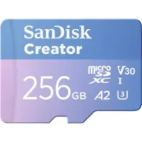 SanDisk Creator 256 Go MicroSDXC UHS-I Classe 10