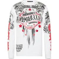 Cipo & Baxx T-Shirt rouge / noir / blanc