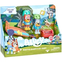 Bluey Véhicule TMT BLUEy GoKart et 2 figurines 17357 73572