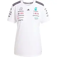 Adidas Mercedes Amg Petronas F1 Team Short Sleeve T-shirt Blanc XS Femme