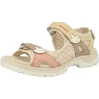 Ecco Multicolor : sandales d'été pour femmes, multicolores, style décontracté