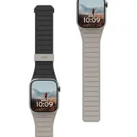 Urban Armor Gear Bracelet Pathfinder réversible en silicone Apple Watch | 44/45/46/49 mm - Black Titanium