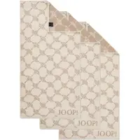 JOOP! Serviette crème / beige foncé