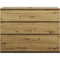 Burgbad Lin20 meuble sous-lavabo avec plan de toilette, 3 tiroirs, 1202x552x900mm, WXOE120F5353