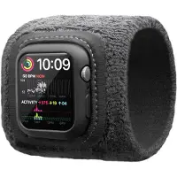 TwelveSouth ActionBand Apple Watch 45mm (45 mm, Coton), Sangles de montre, Noir