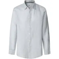 Pepe Jeans pour homme. PM308844 Chemise bleue Arnau (XXL), Casuel, Lin, Manche longue