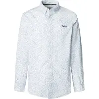 Pepe Jeans pour homme. PM308826 Chemise Anson blanche (XL), Casuel, Coton, Manche longue