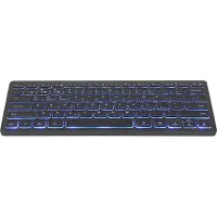 Gembird KB-BTRGB-01-DE Tastatur Kabellos Slimline mit Bluetooth Technologie