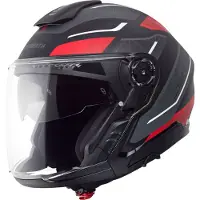 Schuberth J2 Sigma Anthracite Rouge Casque Jet Taille S