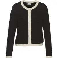LASCANA Cardigan noir / blanc