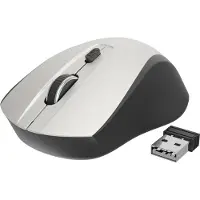 Gembird MUSW-4B-02-BS Maus OPT WIRELESS 4 Tasten inkl. USB grau/schwarz