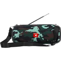 Gembird SPK-BT-17-CM Tragbare Bluetooth-Lautsprecher mit Antenne camo
