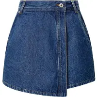 Pepe Jeans pour femme. PL801187ID3 Jupe courte régulière Hw (25), Bleu, Casuel, Coton, Denim, Durable