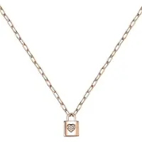 La Petite Story Padlock Rg Necklace Doré Femme