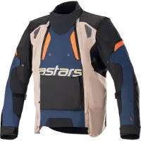 Alpinestars Veste textile moto Halo Drystar, bleu/beige, S