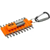 Bahco 59S/22-2 - Porte-embouts en caoutchouc 1/4'' pour vis Phillips,vis TORX et vis 6 pans – 22 pièces