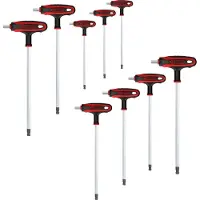 Ks Tools Mallette de clés mâles 6 pans sphériques à poignée en T - - 9 pièces