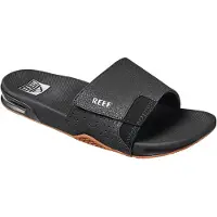 Reef Tongs FANNING SLIDE hommes - Noir - 44
