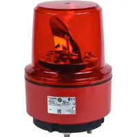 Schneider Electric XVR Balises rouges rotatives, 130mm, buzzer