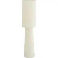 Light & Living Lampadaire Teddy Micky blanc Ø 40cm