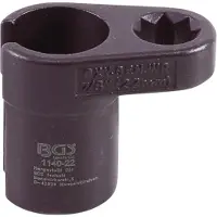Bgs Insert pour sonde lambda 22 mm (7/8") x 50 mm 12,5 (1/2) - 1140-22