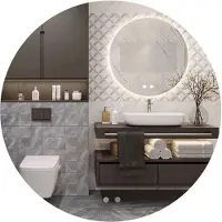 REA Miroir Led 80cm Hzj080