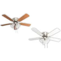 Pepeo Kisa Deluxe, Ventilateur, Blanc, Noir, Gris