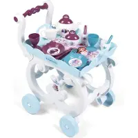 Disney Frozen La Reine des Glaces Chariot de service - Accessoires : Service à thé Couverts Théière Tasses Pot à lait Sucrier