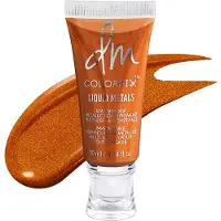 Danessa Myricks Beauty Colorfix Liquid Metals Maquillage Multifonction Pour Yeux, Lèvres Et Visage Couleur Doré 10 Ml