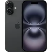 Apple iPhone 16 15.5 cm 6.1" 6.1" Double SIM iOS 18 5G USB Type-C 256GB Noir - 256GB - 15.5 cm