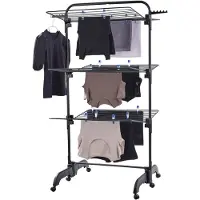 Leifheit Comfort Tower 420 Laundry Airer Argenté