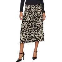 Vila Jupe 'Nitban' beige / ivoire / noir