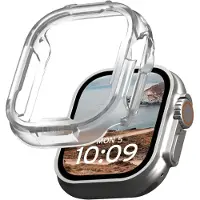 Uag Scout | Coque Bumper pour Apple Watch Ultra / Ultra 2 / Ultra 3 - 49 mm - Clear