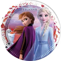 Decorata Party 8 ASSIETTES CARTON FROZEN 2 24CM