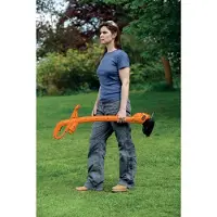 Black & Decker Elektro-Rasentrimmer, 350W, 25cm