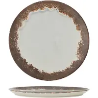 Bloomingville Assiettes Paula Ø26,5cm marron lot de 4 pièces