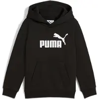 Puma Sweat-shirt 'Ess No. 1' noir / blanc