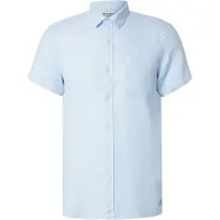 Scotch & Soda Seasonal Core Short Sleeve Shirt Bleu S Homme