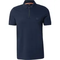 BOSS Polo Slim Fit en coton stretch à patch logo
