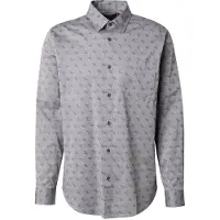 GUESS Chemise 4G JACQUARD SHIRT hommes - Gris - EU S