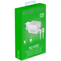 Celly Chargeur USB USB-C PD 20W + câble USB-C